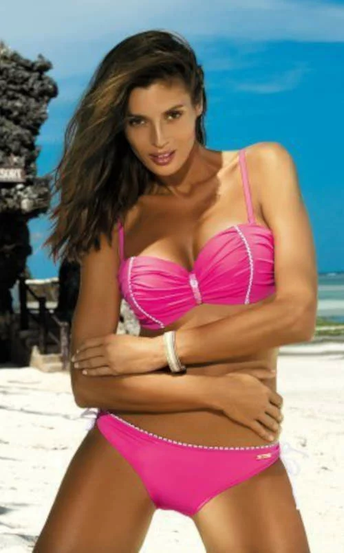 Rózsaszín XXL bikini Marko Tracy Rosa nagyobb mellű nőknek
